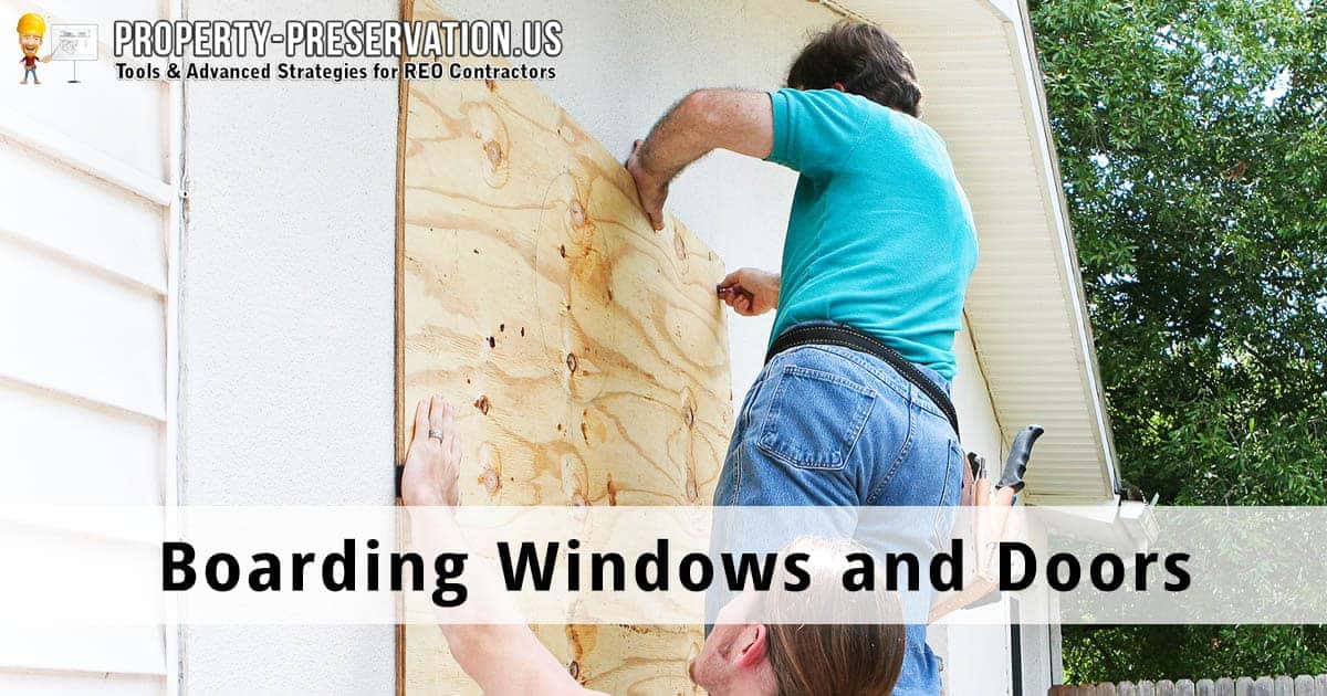 Boarding Windows and Doors