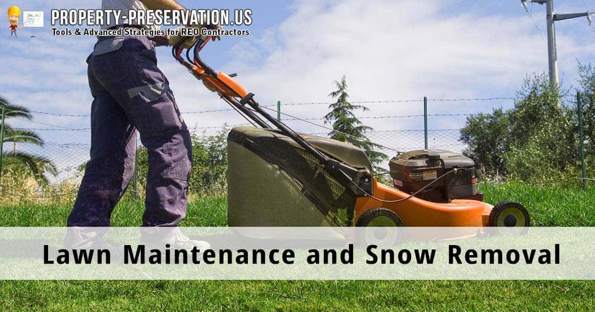 property preservation lawn maintenance